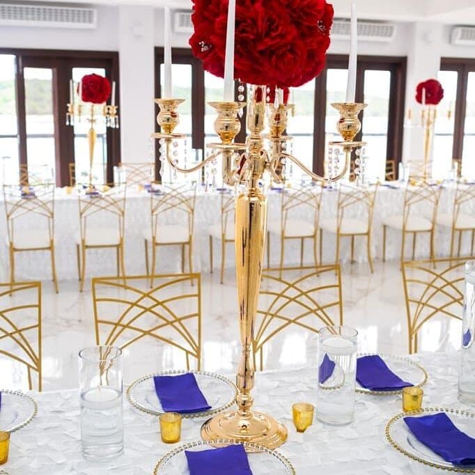 Crossback Gold Chair